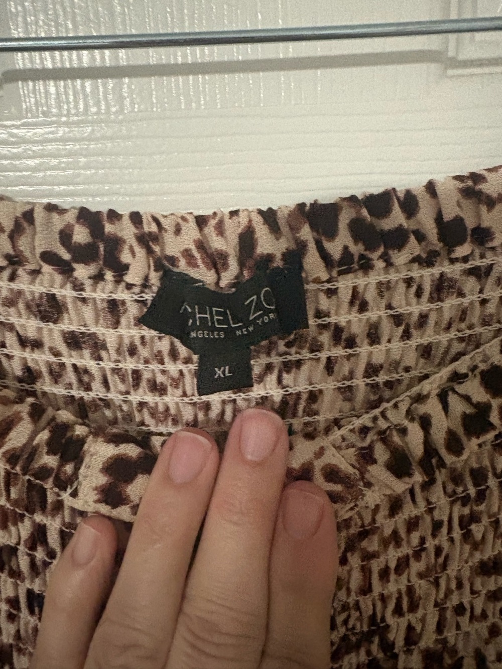 Rachel Zoe Leopard Print Maxi high low skirt - Neutral Brown - Picture 5 of 5